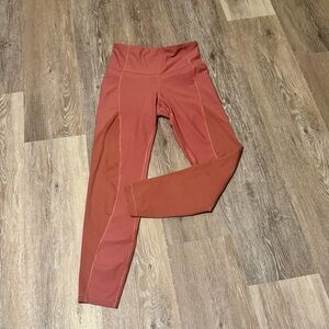 Powersoft High-Rise 7/8 length Leggings - Terracotta- Old Navy - Size Small